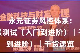 永元证券风控体系：关键场景测试（入门到进阶）｜干货速览